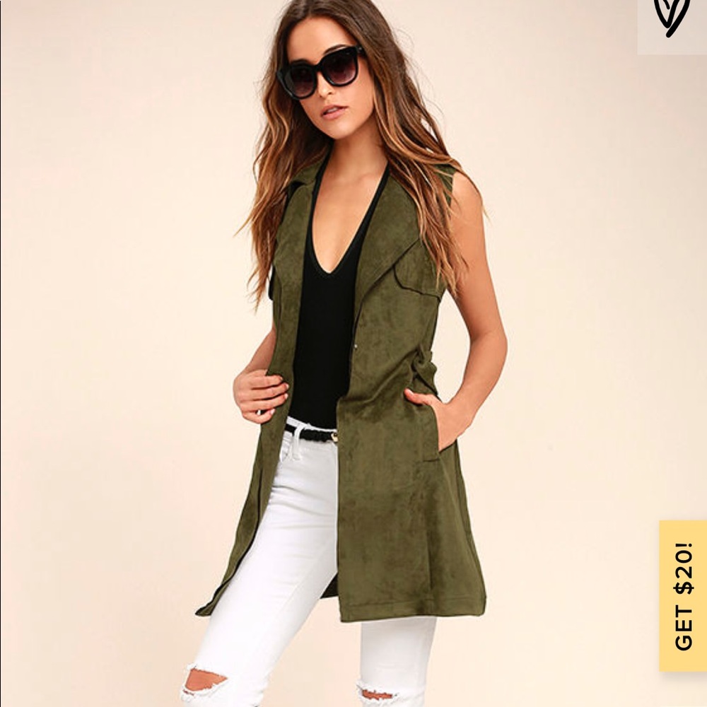 Lulu’s suede vest